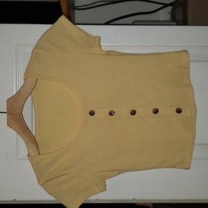Light Yellow Crop top